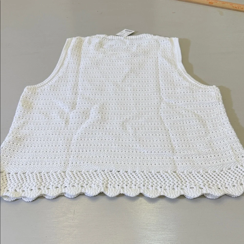 J. Crew Crochet sweater-tank Size Large - Picture 9 of 9
